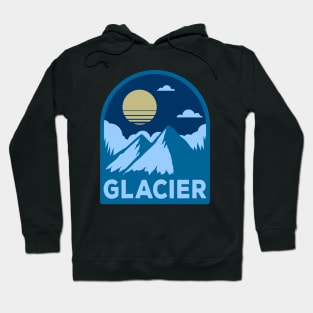 glacier national park retro Hoodie